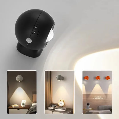 Magnetic Wall Lamp Modern Minimalist Night Light